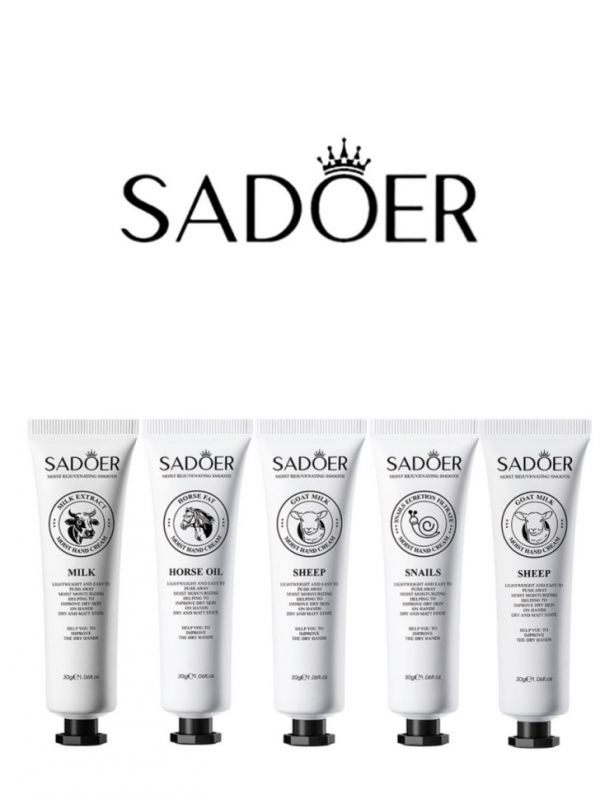Sadoer Set of moisturizing and nourishing creams for, 5*30gr.